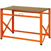 Bahco Bärbar Arbetsbänk Med Galvaniserad Bänkskiva Och Dm 1200 Mmx510 Mmx840 Mm