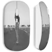 CAPACHEAP Souris Sans Fil Girl sexy skater