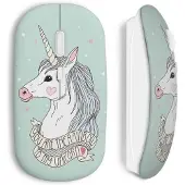 CAPACHEAP Söt Unicorn trådlös mus Unicorn