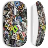 MANIACASE Souris Sans Fil Rock Music Cds