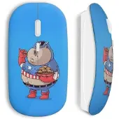 MANIACASE Souris Sans Fil Fat Captain America