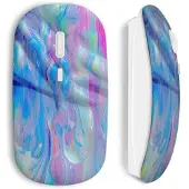 CAPACHEAP Souris sans fil peinture style