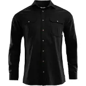 Aclima Men's ReBorn Woolshirt Dark Grey Melange