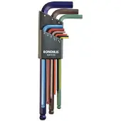 Bondhus Colorguard Insexnyckelsats 1.5-10 Mm 9 Bitar