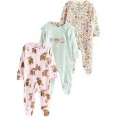 Next Pyjamas beige / brun / mint / gammalrosa