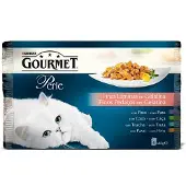Purina Gourmet Perle Blötmat För Katt 4x85g 12 Enheter