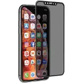 Muvit Iphone Xs Max Privacy Case Friendly Härdat Glas Skärmskydd
