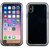 Muvit Cristal Bump Case Iphone Xs/x And Härdat Glas Skärmskydd