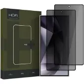 Hofi Samsung Galaxy S25 Ultra Anti Spy Pro+ Privacy Härdat Glas Skärmskydd - 2 St. - Svart Kant