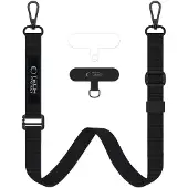 Tech-Protect C6S 2-i-1 Rep-crossbody-halsrem - svart