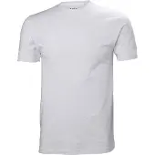 Helly Hansen för män. 34551 T-shirt Crew 2.0 vit (L), Casual, Bomull, Kort ärm