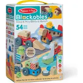 Melissa & Doug MDT BBN Blockables Vehicles GML, 2 År, 54 styck, Trä