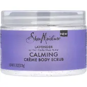 SheaMoisture , Calming Cream Body Scrub, Lavender, 320g (11.3oz) gray