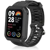 INF Klockarmband med Skyddsram för Xiaomi Band 8 Pro Black