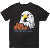 Ginza.se Chris Stapleton: Unisex Stone Wash T-Shirt/Eagle (Charcoal Grey) (XX-Large)