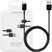 Samsung USB-A - USB-C 1,5m kabel - Svart -2st