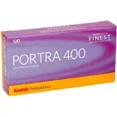 Kodak Portra 400 Professionell ISO 400, 120 propack, Färg negativ film (5 rullar per paket)