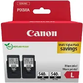 Canon PG-540L svart bläckpatron 2-pack (original)