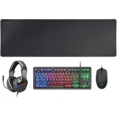 Mars Gaming Mcp-rgb3 Spelset Mus Tangentbord Headset Musmatta