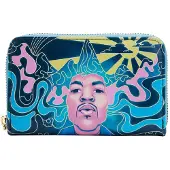 Loungefly Jimi Hendrix Dragkedjeportfölj Psykedeliskt Landskap
