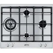 Smeg Slr64sgh Gashäll 60 Cm 4 Brännare