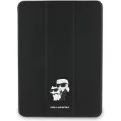 Karl Lagerfeld Saffiano Magnetic iPad Air 11" 2024 Book Cover - Svart & Choupette