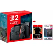 Nintendo Switch 2 + Mario Kart Värld + Hitman + Oniverse Skärmskydd
