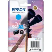 Epson bläckpatron 502XL/kikare original cyan 470 sidor