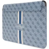 GUESS 4G Randigt fodral för en 14" bärbar dator - blå