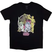 Ginza.se Star Wars: Unisex T-Shirt/Heroes Neon (Black) (Medium)