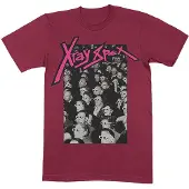 Ginza.se X-Ray Spex: Unisex T-Shirt/3D Cinema (Maroon Red) (X-Large)