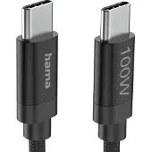 Hama Tygklädd 2.0 480mbt/s Usb-c-kabel 3 M 100w