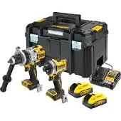 DeWalt Batterikombinationssats DCD1007 + DCF860, 18V, 2x5,0Ah POWERSTACK, [DCK2200H2T-QW]