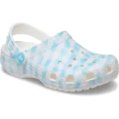 Crocs Träskor Classic Gingham Clog kvinnor - Vit - 38 / 39