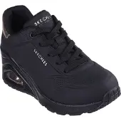 SKECHERS för kvinnor. 177520 Träningsskor Uno Wedge Hi Steps svart (38), 3 till 5 cm, Nyckelband, Casual