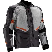 Leatt ADV Flowtour 5.5 Textiljacka Grå/Svart/Orange XL Herrar