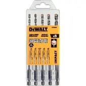 DeWalt Universalborrsats DT60099-QZ; 1/4''; 4,0-8,0 mm; 5 st.