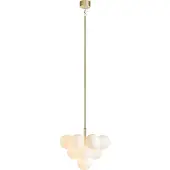 Markslöjd Taklampa , Guld / mässing, Vardagsrum, Glas