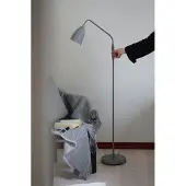 Markslöjd Patro LED Golvlampa 3-Step Grey , Grå, Vardagsrum, Metall