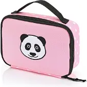 Reisenthel thermocase barn panda, prickar rosa