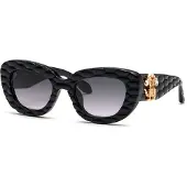 Roberto Cavalli Src058s Geometric Solglasögon För Kvinnor