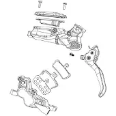 Sram Motive Ultimate/slver/brzonze A1+/db8/db6/db4 A1+ Spaksreservdelar