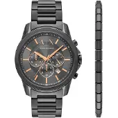 Armani Exchange Analog klocka brons / antracit