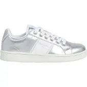 Pepe Jeans för kvinnor/flickor. PGS000005 Spelare Glansiga skor silver (34), Karta, Nyckelband, Casual, barnmode