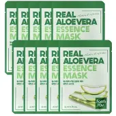 Farm Stay Real Aloe Vera Essence Mask 23ml (3 alternativ) 10sheets beige