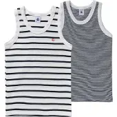 Petit Bateau Linnen / Ärmlösa T-shirts TONI pojkar - Marin - 4 år