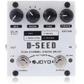 Aroma JOYO D-SEED Dual Channel Digital Delay Gitarreffektpedal med fyra lägen