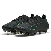 Puma Ultra 6 Ultimate FG Eclipse - Svart/Grön/Grön terräng - Gräs (FG), storlek 42