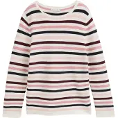 Tom Tailor Tröja ecru / rosa / gammalrosa / svart