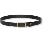 Calvin Klein Leather Monogram Hardware Belt